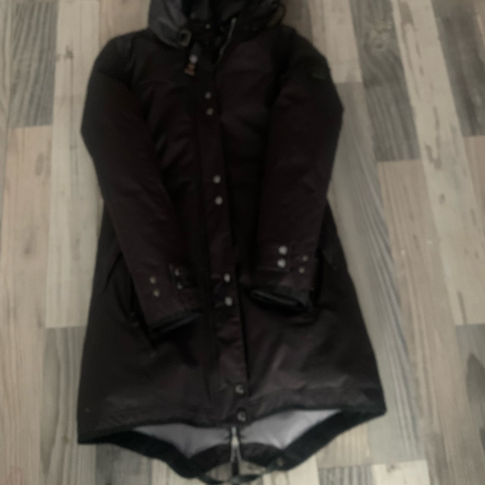 Women’s Ski & Snow Jacket - Black Long Parka